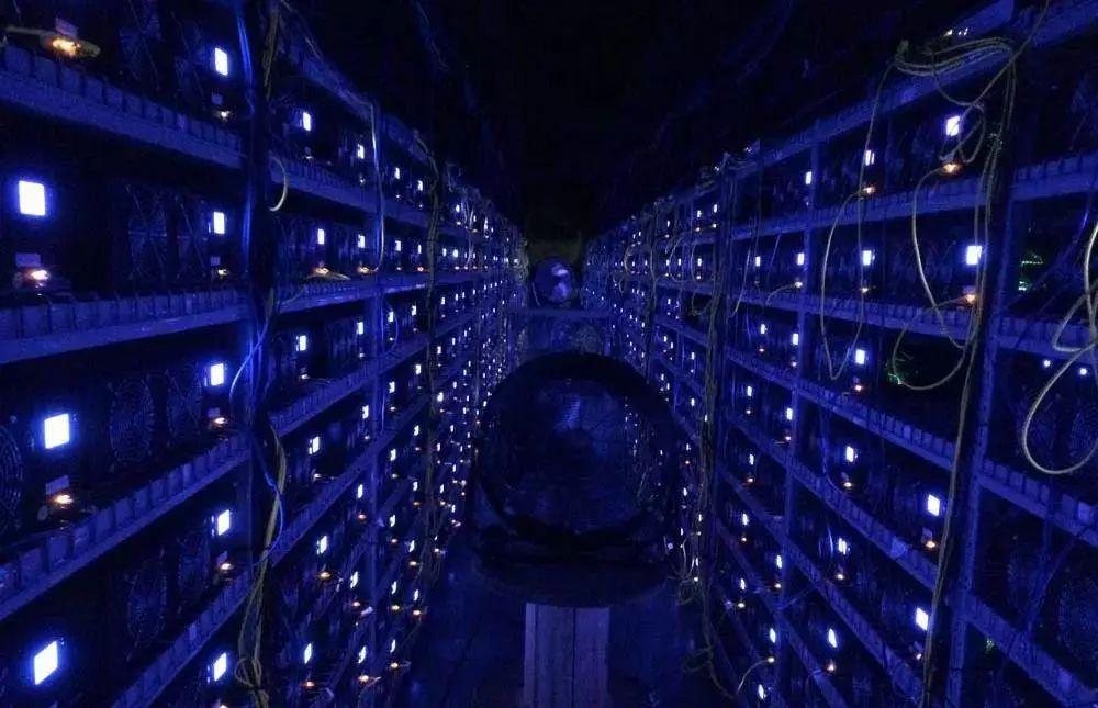 Crypto miner setting up new equipment for optimal blockchain participation